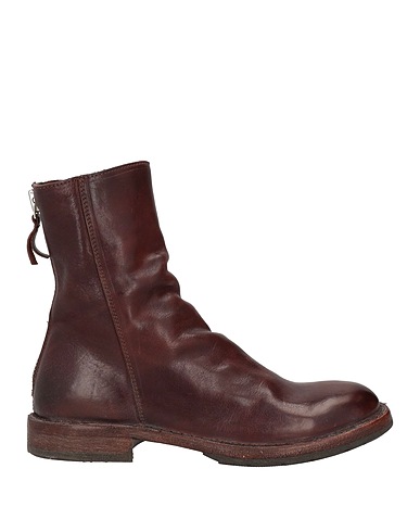 MOMA Ankle boot Dark brown Leather