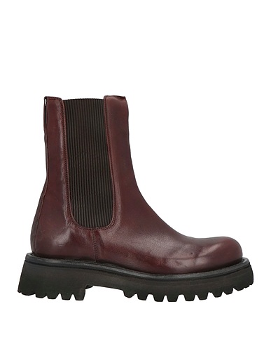 MOMA Ankle boot Dark brown Leather
