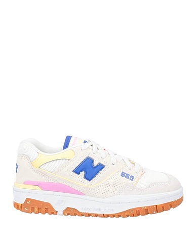 NEW BALANCE Sneakers Ivory Leather, Textile fibres