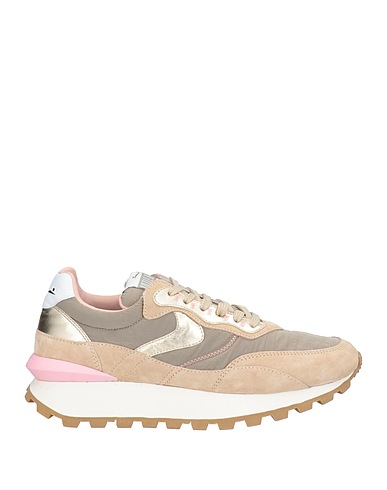 VOILE BLANCHE Sneakers Grigio Fibre tessili, Pelle