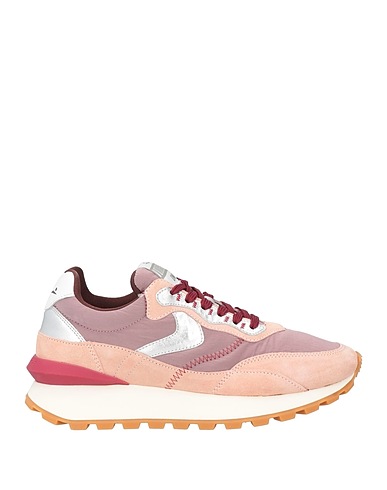VOILE BLANCHE Sneakers Rosa antico Fibre tessili, Pelle
