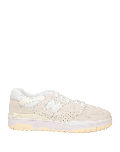 NEW BALANCE Sneakers Ivory Leather, Textile fibers