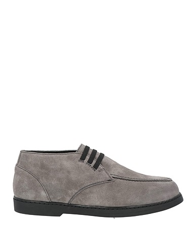 DOUCAL'S Laced shoes Grey Leather