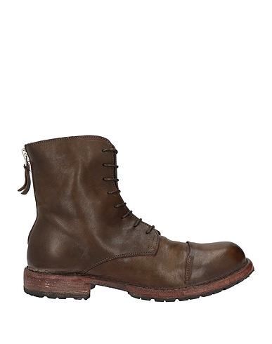 MOMA Ankle boot Dark green Leather