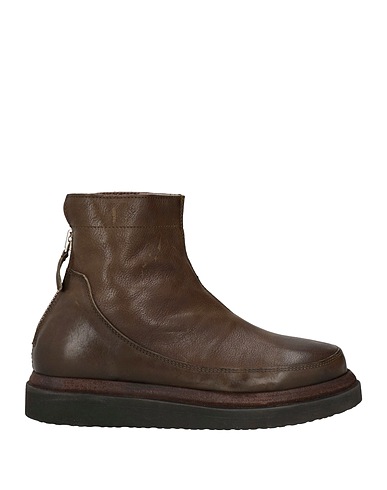 MOMA Ankle boot Military green Leather