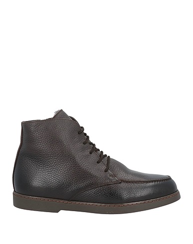 DOUCAL'S Ankle boot Dark brown Leather