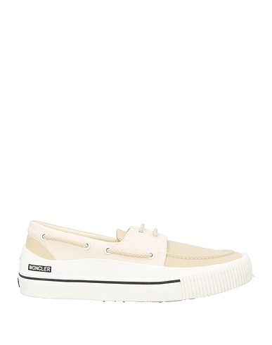 MONCLER Loafers Cream Textile fibres