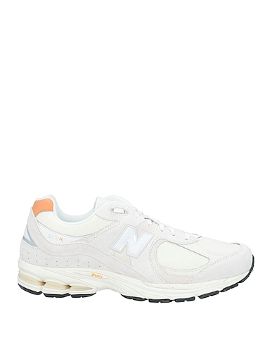 NEW BALANCE Sneakers Off white Leather, Textile fibres