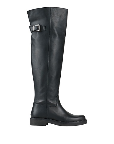 GENEVE Boots Black Leather