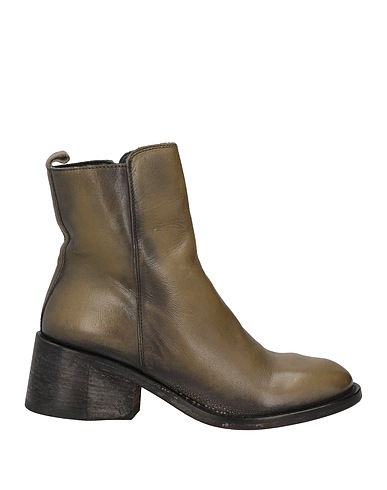 MOMA Ankle boot Military green Leather