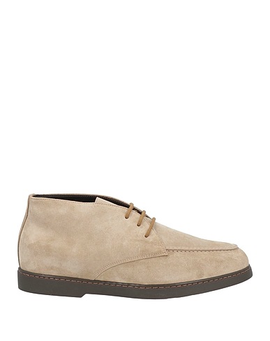 DOUCAL'S Ankle boot Light grey Leather