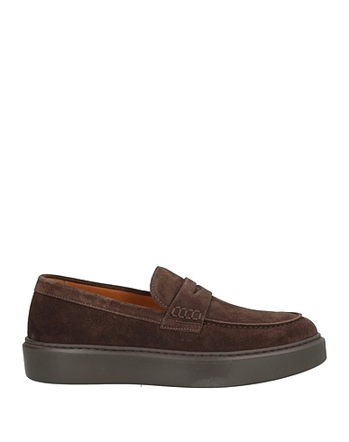 DOUCAL'S Loafers Dark brown Leather