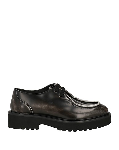 DOUCAL'S Laced shoes Black Leather
