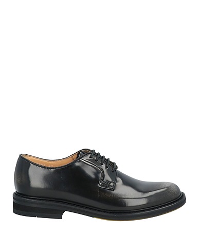 DOUCAL'S Laced shoes Black Leather