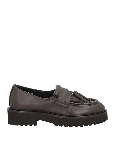 DOUCAL'S Loafers Dark brown Leather