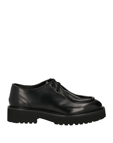 DOUCAL'S Laced shoes Black Leather