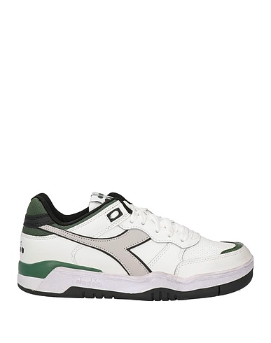DIADORA Sneakers White Leather, Textile fibres
