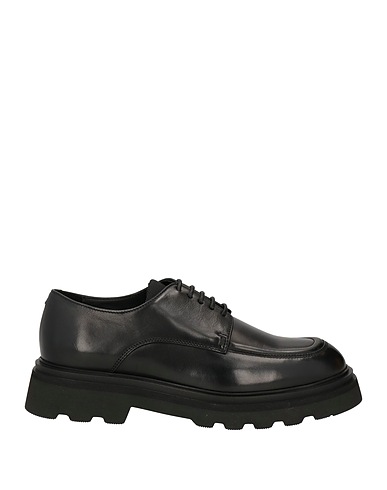 DOUCAL'S Laced shoes Black Leather