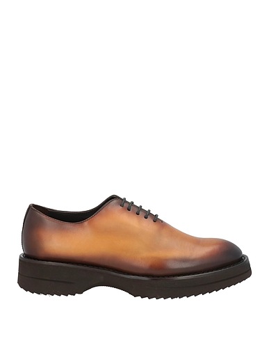 DOUCAL'S Laced shoes Tan Leather