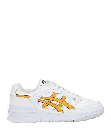 ASICS Sneakers White Leather, Textile fibers