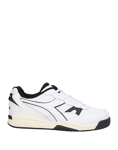 DIADORA Sneakers Black Leather, Textile fibers