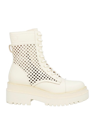 LIU •JO Ankle boot White Textile fibres