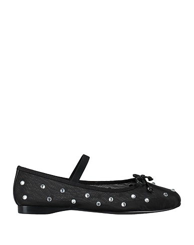 JEFFREY CAMPBELL Ballerinas Schwarz Gewebefasern