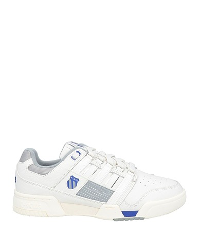 K SWISS Sneakers White Leather, Textile fibres