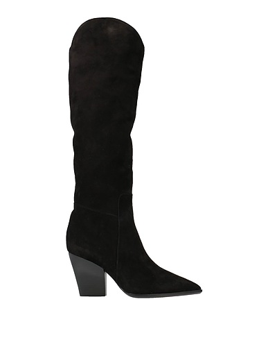 SANTONI Boots Black Leather