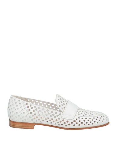 GIANVITO ROSSI Loafers White Leather