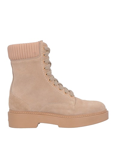 SANTONI Ankle boot Beige Leather
