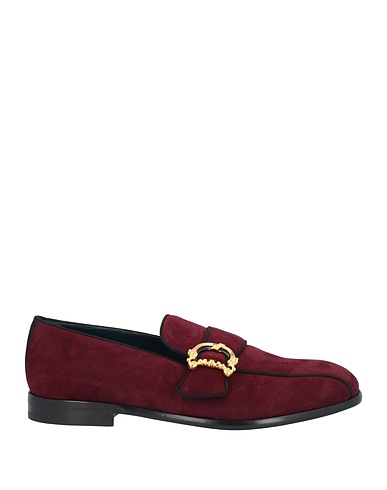 DOLCE&GABBANA Loafers Burgundy 90% Goat skin, 6% Viscose, 4% Cotton