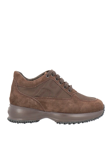 HOGAN Sneakers JUNIOR Cioccolato Pelle, Fibre tessili