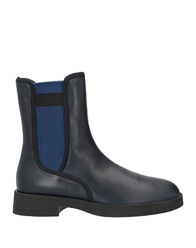 LORIBLU Ankle boot Black Leather, Textile fibres
