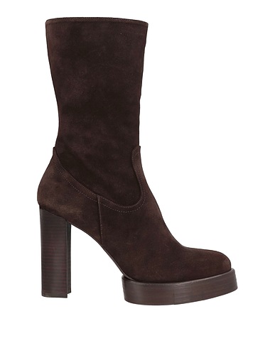 PALOMA BARCELÓ Ankle boot Dark brown Leather