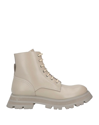 MCQUEEN Ankle boot Grey Leather