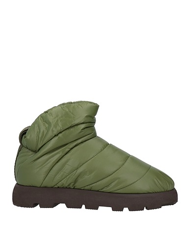 PIUMESTUDIO Ankle boot VERDE MILITARE Textile fibers