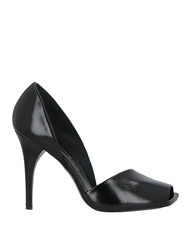 BRUNO FRISONI Court Black Calfskin