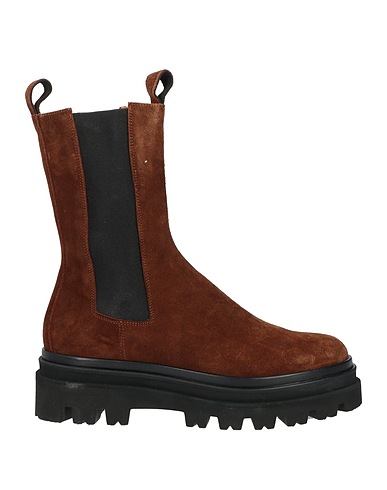 ELEVENTY Ankle boot Brown Leather