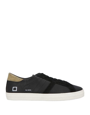 D.A.T.E. Sneakers Μαύρο Δέρμα