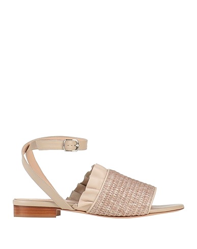 ELEVENTY Sandalen Elfenbein Leder