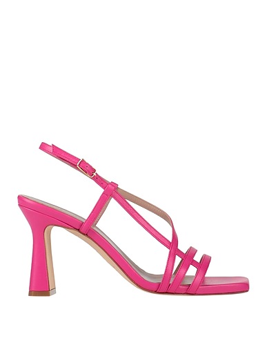 CHEVILLE Sandals Fuchsia Leather