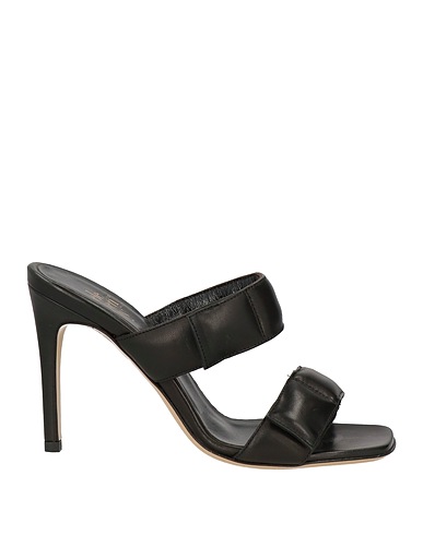 ELEVENTY Sandals Black Leather