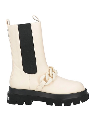 GAëLLE Paris Stiefelette Elfenbein Andere Fasern