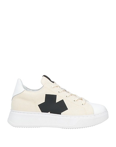 IXOS Sneakers Beige Leather, Textile fibres
