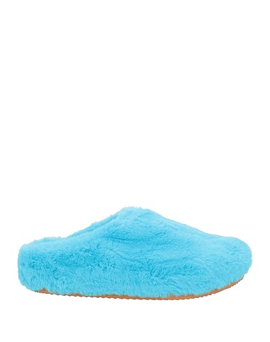 GIANCARLO PAOLI Mule e zoccoli Turchese Fibre tessili