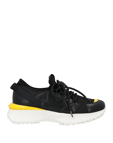 IXOS Sneakers Black Leather, Textile fibres