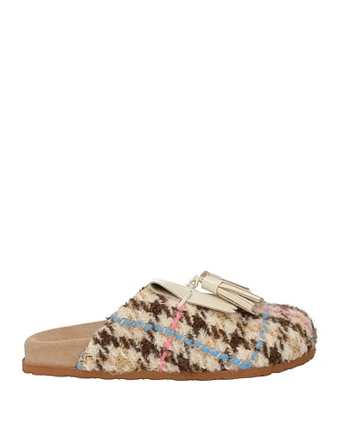 MSGM Slides and slippers Ivory Textile fibres
