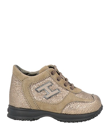 HOGAN Sneakers Gold Leather