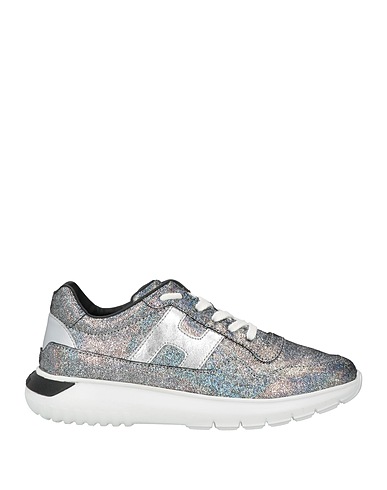 HOGAN Sneakers Ασημί Δέρμα